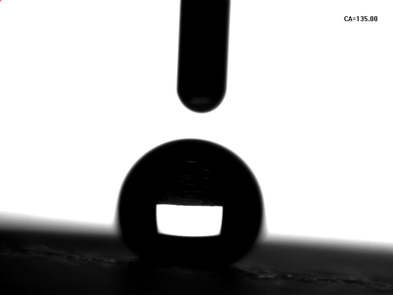 PET无尘布在等离子聚合处理后水滴角度数为135°-香蕉视频APP破解版